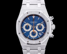 Royal Oak 26300ST Chronograph SS Blue & Orange