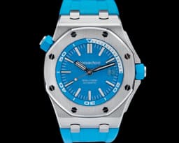 Royal Oak Offshore Diver Turquoise Blue "Mega Tapisserie" Dial
