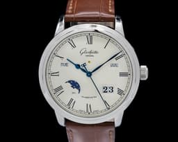 Senator Perpetual Calendar SS White Dial