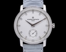 Patrimony Traditionnelle Manual Wind WG Diamond Dial and Bezel 