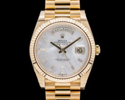 Day Date Presidential MOP Baguette Dial / Yellow Gold 2024 UNWORN