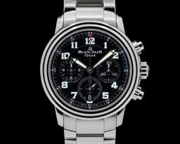 Leman Flyback Chronograph Black Dial SS