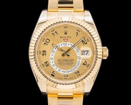 Sky Dweller 18K Yellow Gold / Champagne Dial 