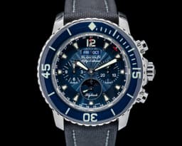 Fifty Fathoms Complete Calendar Flyback SS / Blue Dial