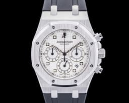 Royal Oak 26022BC Chronograph 18K White Gold / Rubber