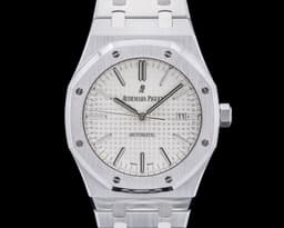 Royal Oak 15400 Silver Dial SS FULL SET