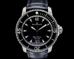 Fifty Fathoms Grande Date / Black Dial Titanium