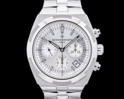 Overseas Chronograph 5500V Silver Dial SS / Bracelet