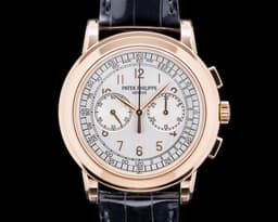 5070 Rose Gold Lemania Chronograph / Silver Dial