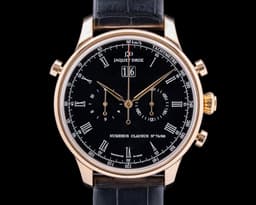 Astrale Rattrapante Chronograph 18k Rose Gold Black Dial