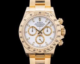 Daytona 18K Yellow Gold White Dial BOX & PAPERS