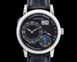 Lange 1 Moon 192.029 18K White Gold Black Dial