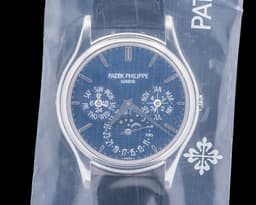 Perpetual Calendar Platinum Blue Dial 5140P SEALED