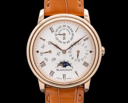 Villeret Perpetual Calendar 18K Rose Gold Full Set