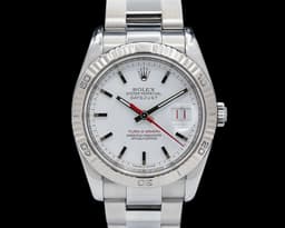 Datejust Turn-O-Graph SS White Dial "Thunderbird"