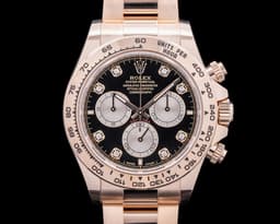 Daytona 126505 18K Everose Gold / Black Dial DIAMONDS 2024