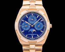 Overseas Perpetual Calendar Ultra-Thin 4300V Blue Dial 18k RG