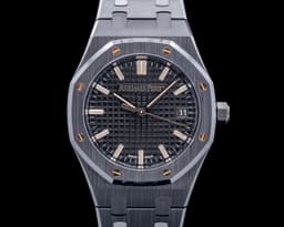 Royal Oak 77350CE Black Ceramic 34MM