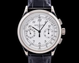 Chronograph 5170G 18K White Gold / Silver Pulsation