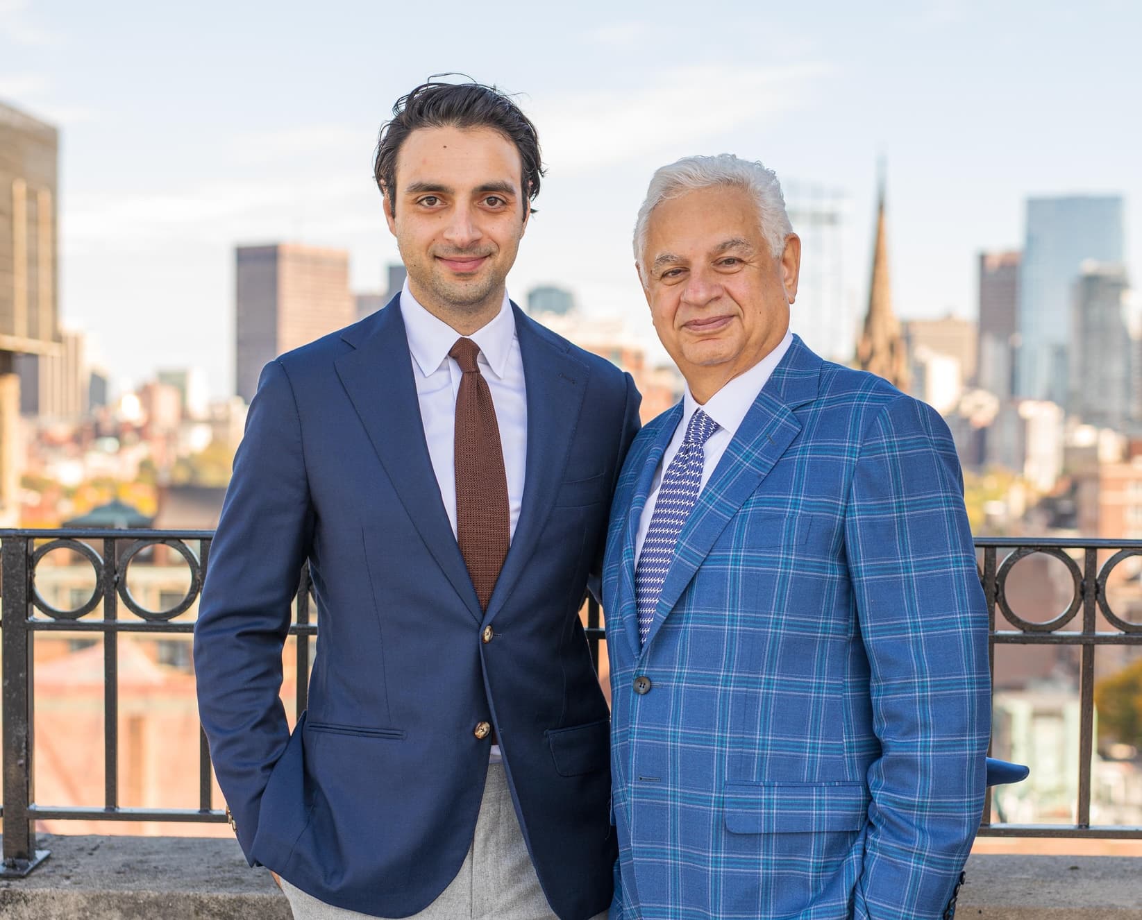 Josh and Albert Ganjei infront of the Europwan Watch Company