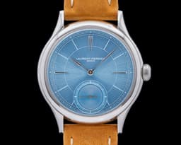 Galet Micro Rotor SS / Ice Blue Dial