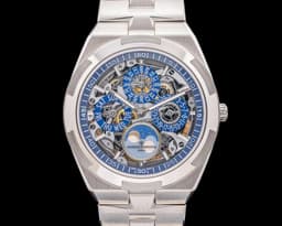 Overseas 4300V Perpetual Calendar Ultra-Thin Skeleton 18k White Gold