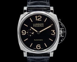 Luminor Due 45mm 3 Days Automatic Black Dial