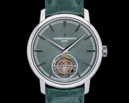 Traditionnelle Tourbillon Platinum RARE GREEN DIAL