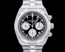 Overseas 5500V/110A Chronograph Black Panda Dial SS