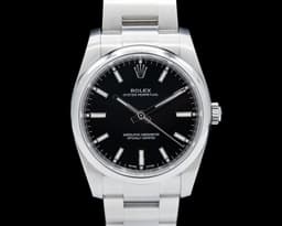 Oyster Perpetual Black Dial SS 34mm