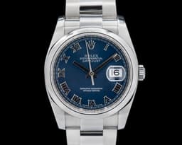 Datejust 36MM Blue Roman Dial SS