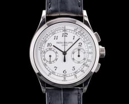 Chronograph 5170G 18K White Gold / Silver Pulsation