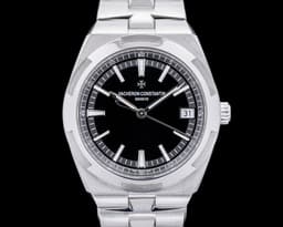 Overseas 4500V Automatic 41mm Black Dial SS