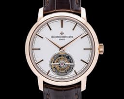 Traditionnelle tourbillon 18K pink gold