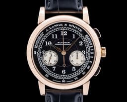 1815 Flyback Chronograph Black Dial 401.031 18K Rose Gold