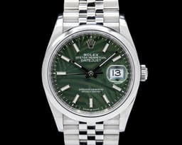 Datejust 126200 Green "Palm" Dial / Jubilee DISCONTINUED