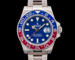 GMT Master II 116719 Ceramic "Pepsi" 18K WG / Blue Dial