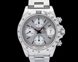 Tiger Chronograph "Rolex Crown Club" SS/SS Silver Dial