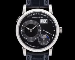 Lange 1 Moon 192.029 18K White Gold Black Dial