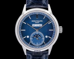 5236P In Line Perpetual Calendar Platinum Blue Dial 2023