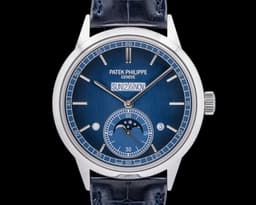 5236P In Line Perpetual Calendar Platinum Blue Dial 2022 UNWORN