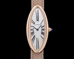 Baignoire Allongee 18K Rose Gold Guilloche Dial Mecanique 2515