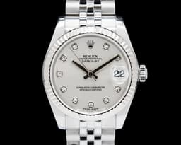 Datejust 31MM Silver Dial with Diamond Markers SS