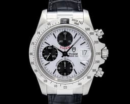 Prince Date "Tiger" Chronograph Panda Dial SS