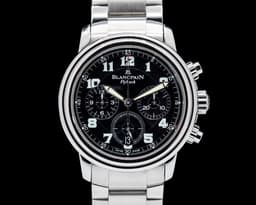 Leman Flyback Chronograph Black Dial SS