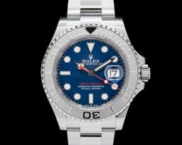 Yacht Master 126622 SS Platinum Bezel Blue Dial