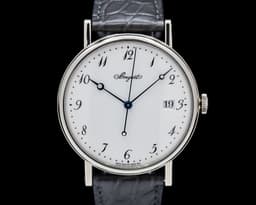 Classique 5177BB Automatic Enamel Dial 18K White Gold