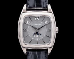 Gondolo Calendario 5135G 18K White Gold Grey Dial