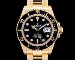 Submariner 126618 18K Yellow Gold Black Dial