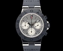 Diagono Chronograph 18k White Gold / Rubber